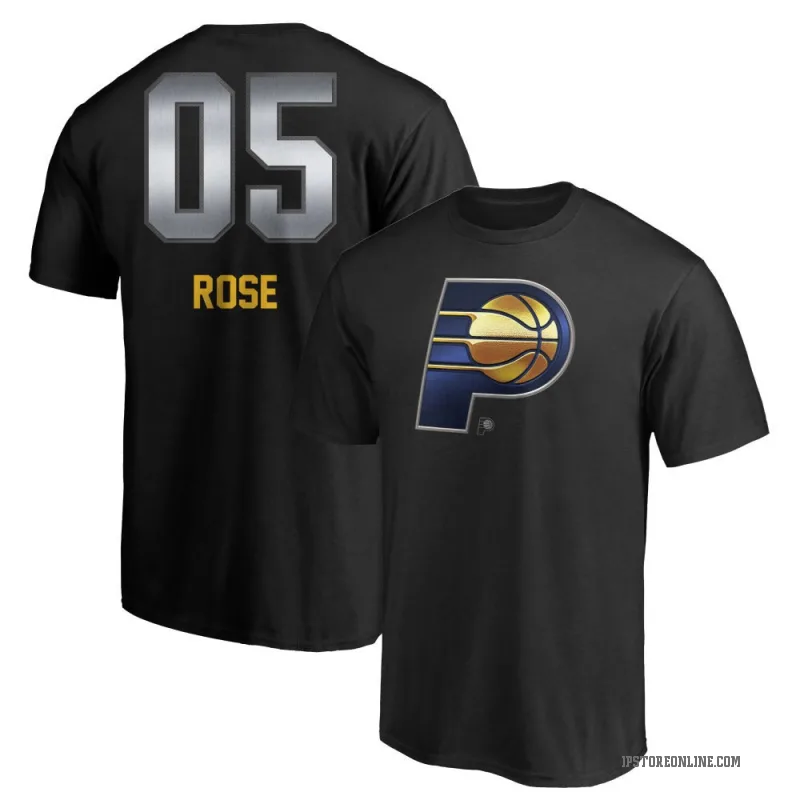 Jalen Rose Youth Black Indiana Pacers Midnight Mascot T-Shirt