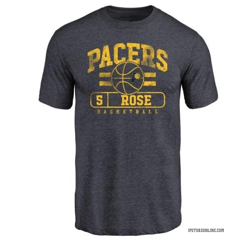 Jalen Rose Youth Navy Indiana Pacers Baseline T-Shirt